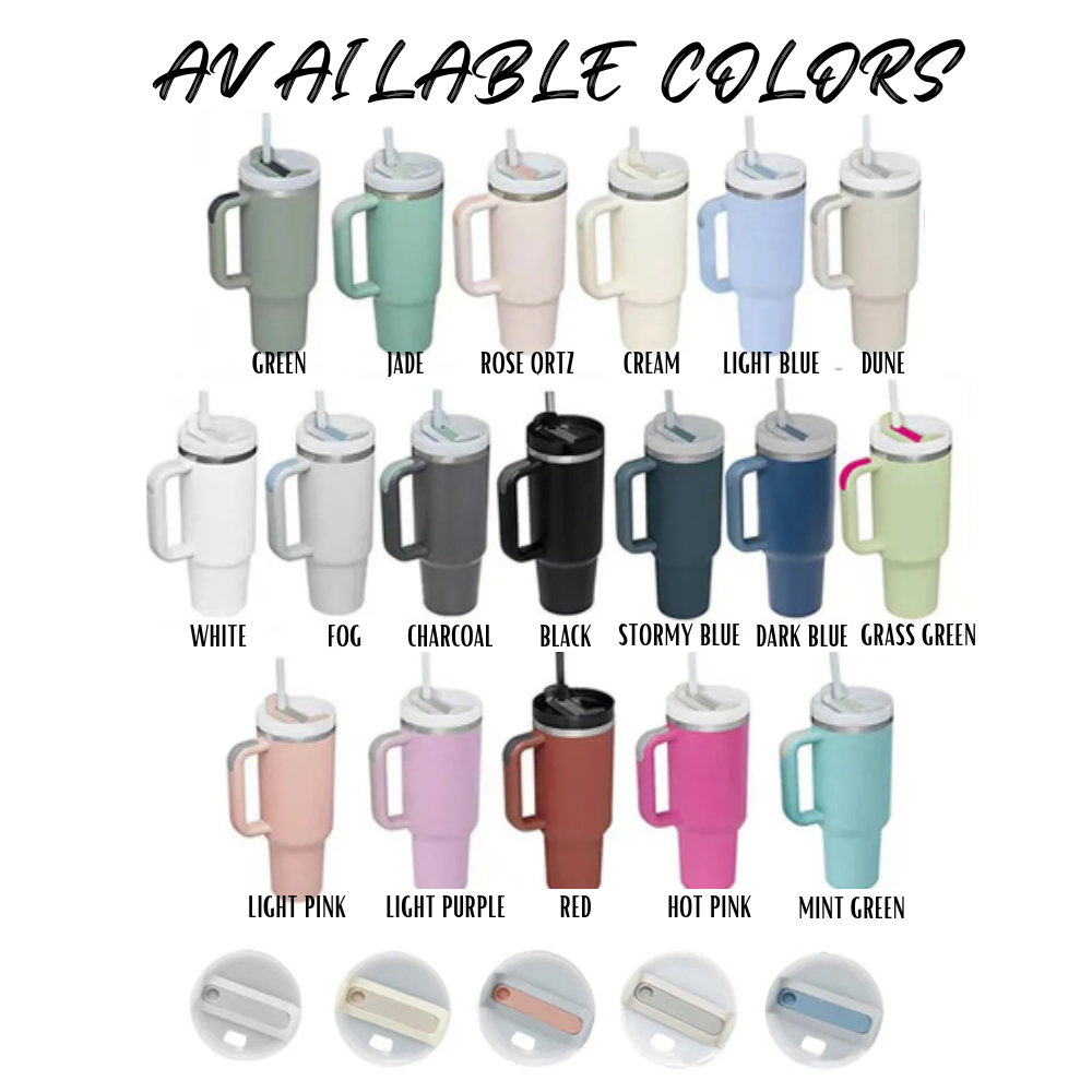 40oz Stainless Steel Tumbler - Multiple Colors