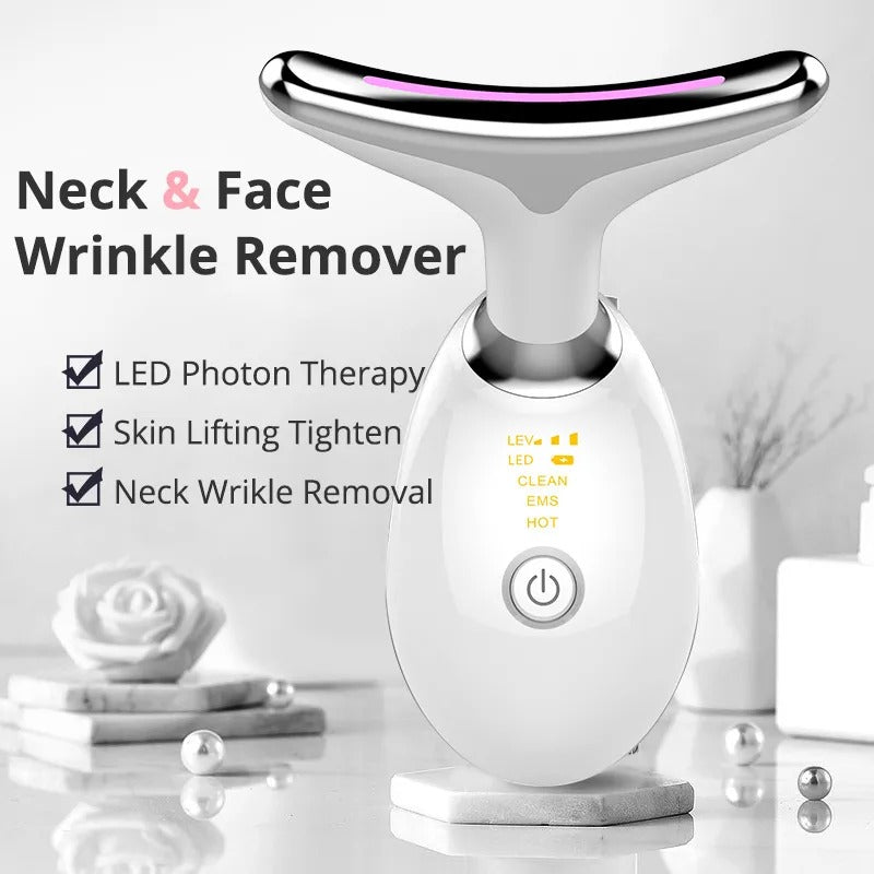 Neck and facial lifting, wrinkle removing tool  - function